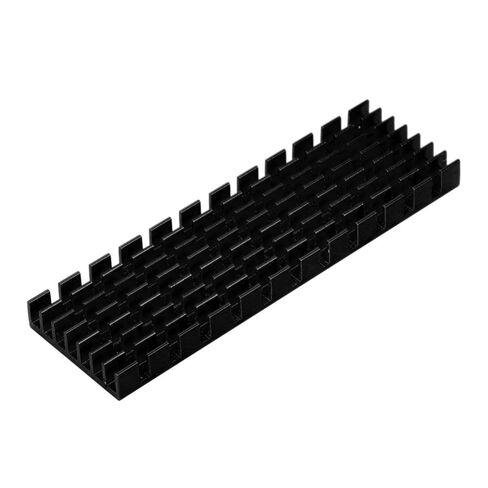 مبدد حرارة M.2 2280 SSD لأجهزة الكمبيوتر المكتبية - زعانف تبريد من سبائك الألومنيوم مع وسادة حرارية، متوافقة مع محركات الأقراص ذات الحالة الصلبة PCIe NVMe (ذهبي) in Kuwait