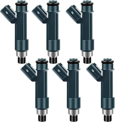 SCITOO Fuel Injectors Kits, 12 Hole 23250-0P030 for Toyota 4Runner 2003-2010, FJ Cruiser 2007-2009, Tacoma 2005-2011, Tundra 2005-2011 (Set of 6) in Saudi Arabia