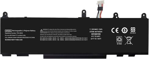 51.3Wh WP03XL M73466-005 Battery Replacement for HP EliteBook 830 835 840 845 860 865 G9 G10/ 840 860 G11/EliteBook X360 1040 G9 G10 2-in-1 in Kuwait