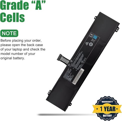 GKIDT-03-17-3S2P-0 استبدال بطارية الكمبيوتر المحمول لسلسلة XMG Fusion 15 XFU15L19 BATRGKIDT3-6102 أسود 11.4V 93.48Wh 8200mAh in Kuwait