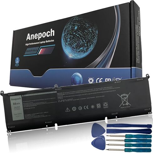 69KF2 استبدال بطارية الكمبيوتر المحمول Dell XPS 15 9500 Alienware M15 R3 R4 M17 Precision 5550 Series Notebook 8FCTC 070N2F 08FCTC 70N2F 11.4V 86Wh 7167mAh 6-Cell in Kuwait