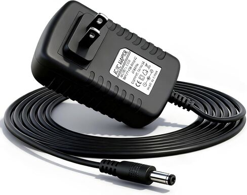 سلك محول طاقة AV 12 فولت متوافق مع البيانو الرقمي ولوحة المفاتيح المحمولة، يناسب Yamaha PSR، YPG، YPT، DGX، DD، EZ، (PA130 PA150 YPG-235 YPT-230 YPT-400 والمزيد) in Kuwait