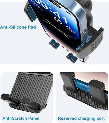 Car Phone Holder for Toyota RAV4 2022 Accessories 9 Inch Screen Fixed Clip Cell Phone Mount Hands-Free 360 Degree Rotation in Kuwait