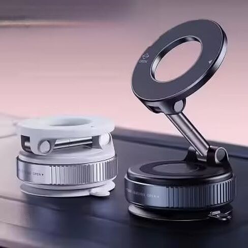 Magnetic car Phone Holder with Vacuum Suction Base in Kuwait