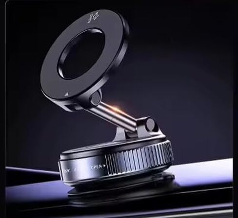 Magnetic car Phone Holder with Vacuum Suction Base in Kuwait