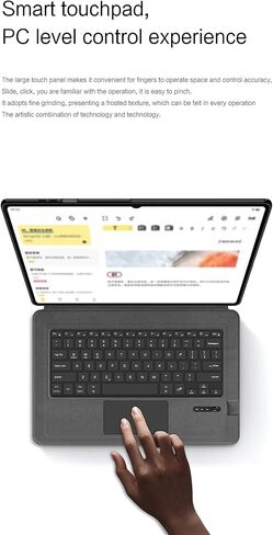 حافظة لوحة المفاتيح متوافقة مع جهاز Samsung Galaxy Tab S11 Ultra 5G 14.6 بوصة 2025 SM-X930/X936B، غطاء نحيف للوحة المفاتيح اللاسلكية Tab S11 Ultra 14.6 بوصة (تخطيط لوحة مفاتيح QWERTY الإنجليزية) غير قابلة للفصل in Kuwait