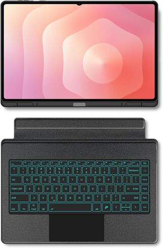 Keyboard Case Compatible with Samsung Galaxy Tab S11 Ultra 14.6 inch 2025 (SM-X930/SM-X936B) Detachable Protective Cover Backlit Detachable Keyboard Cover Folio Stand in Kuwait