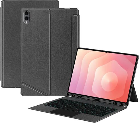 Keyboard Case Compatible with Samsung Galaxy Tab S11 Ultra 14.6 inch 2025 (SM-X930/SM-X936B) Detachable Protective Cover Backlit Detachable Keyboard Cover Folio Stand in Kuwait