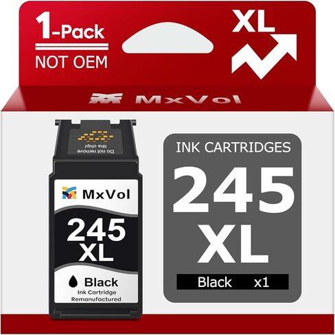 245XL 246XL Ink Cartridge Replacement for Canon PG-245XL CL-246XL PG-245 245 246 XL Combo Pack for PIXMA MG2525 MG3022 MX490 TS202 TS3322 TR4520 TS302 Cannon Printer Ink Cartridges (1 Black,1 Color) in Kuwait