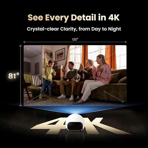 كاميرا Enabot EBO Max FamilyBot AI المنزلية: رفيق روبوت كاميرا 4K، رسم الخرائط اليدوية، V-SLAM، مكالمة فيديو ثنائية الاتجاه، إعادة الشحن التلقائي، دورية ذكية، هدية للمسافات الطويلة، الحيوانات الأليفة، الأطفال وكبار السن in Kuwait