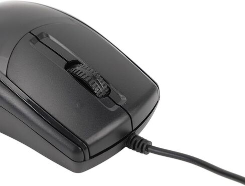 FOSA 1200 DPI Ergonomic Wired Gaming Mouse, Silent Click USB Mouse for Office and Laptop, Designed for Comfort and Efficiency, Compatible with Desktops and Laptops in Kuwait