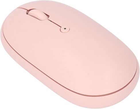 Bluetooth Mouse, Rechargeable Cordless Mouse, 1600 DPI Slim Laptop Mouse, Ergonomic Computer Mouse for Laptop Desktop Tablet Phone (Pinkish) in Kuwait
