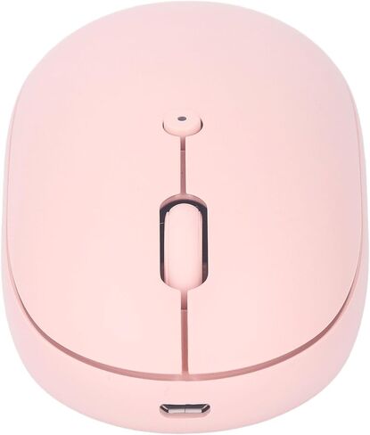Bluetooth Mouse, Rechargeable Cordless Mouse, 1600 DPI Slim Laptop Mouse, Ergonomic Computer Mouse for Laptop Desktop Tablet Phone (Pinkish) in Kuwait