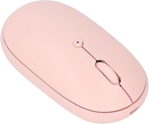 Bluetooth Mouse, Rechargeable Cordless Mouse, 1600 DPI Slim Laptop Mouse, Ergonomic Computer Mouse for Laptop Desktop Tablet Phone (Pinkish) in Kuwait