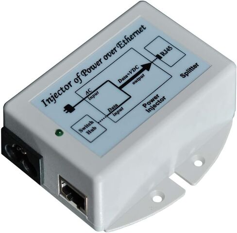 TP-POE-24-100-240VAC Input, 24V PoE Injector, 19W, with US Power Cord in Kuwait