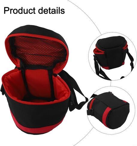 Astronomical Telescope Counterweight Bag Oxford Cloth Storage Organizer for Red Black 14x14x15cm Cushions Weights Protects Vehicle Interior Fits Camera Lens Accessories in Kuwait