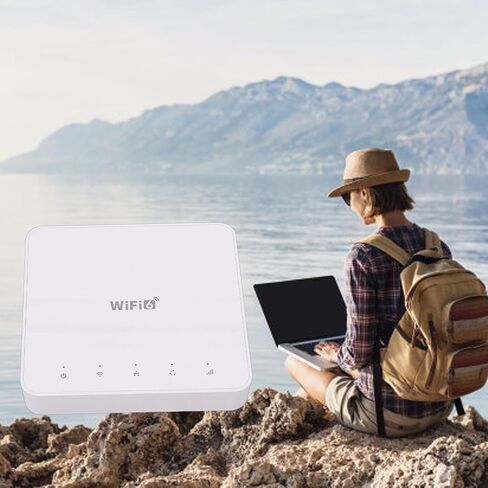 Greensen 4G LTE Router, Wireless Portable Hotspot with 300Mbps Speed, Connects 32 Devices Perfect for Travel and Home Use in Kuwait