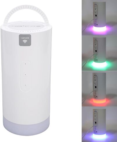 4G CPE CAT6 Router, Portable Hotspot, Camping Router with SIM Card Slot & Colorful Camping Light, Ideal for Europe, Asia, Africa, South America, Latin America, Australia & in Kuwait