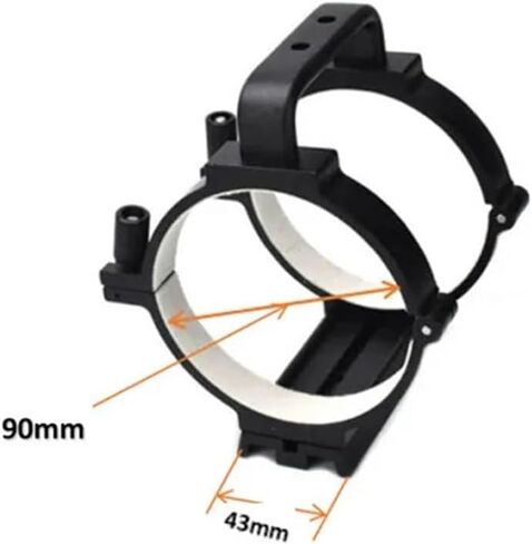 Telescope Tube Rings, Optical Tube Clamp, Compatible for Celestron 80EQ Astronomical Telescope Ring, with an Inner Diameter of 90mm in Kuwait
