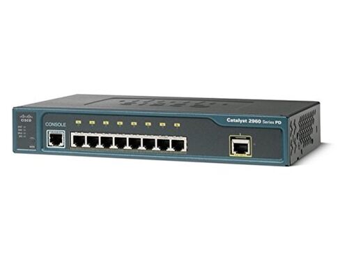 (Renewed) Cisco WS-C2960PD-8TT-L Catalyst 2960PD Series Switch 8 Port Lan Base, Power Adaptor (PWR-A=) and Power Cord Sold Separately in Kuwait