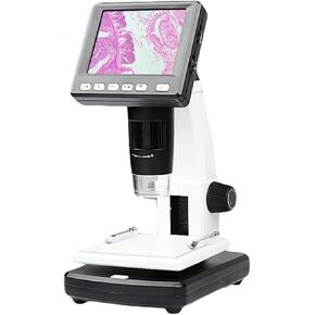 Microscope Kit LED Illuminated Industrial Stereomicroscopio, USB HD Electron Microscope Microscope Slides in Kuwait