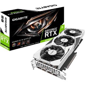 GIGABYTE GeForce RTX 2070 Super Gaming OC White 8G Graphics Card, 3X WindForce Fans, 8GB 256-Bit GDDR6, GV-N207SGamingOC White-8GD Video Card in Kuwait