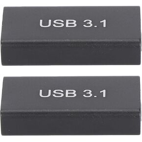 2pcs USB C Female to USB A Female Adapter, 10Gbps Data Transfer 3.1 Cable Converter Extender, with Plug and Play, for Laptop Phone Tablet in Kuwait