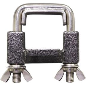 Trimax THC200 Univeral Anti-Rattle Clamp Fits 2" Hitch, Silver in Saudi Arabia