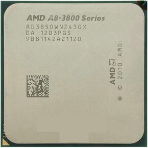 معالج وحدة المعالجة المركزية A8-Series A8-3850 A8 3850 2.9 جيجا هرتز رباعي النواة AD3850WNZ43GX مقبس FM1 in Kuwait