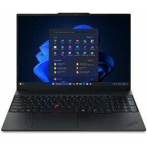 Lenovo ThinkPad E16 Gen 3 21TF0027US نوت بوك 16 بوصة - WUXGA - 60 هرتز - Intel Core 7 240H - 16 جيجا بايت - 512 جيجا بايت SSD - لوحة مفاتيح باللغة الإنجليزية - أسود in Kuwait