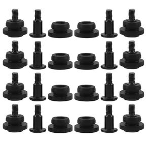 Alipis 30pcs 2.5-inch Hard Drive Disk Screws with Shock Absorption for PC HDD SSD Mounting, Vibration Dampening Replacement Screws for Computer Storage Devices in Kuwait