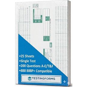 نماذج اختبار متوافقة مع TEST-100E 882 E (عبوة من 500 ورقة) in Kuwait