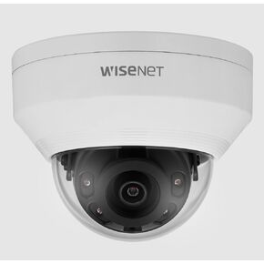 Ⲏanwha ANV-L6012R 2MP 1080P POE IP Security Camera Outdoor, NDAA Compliant, 2.8mm Fixed Lens, 113.7° Wide View Angle, AI Detection, White, Compatible with Hanwha Wisenet Security IP Camera System in Kuwait