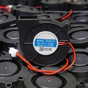 FAN5015 50x50x15 مللي متر تيار مستمر 12 فولت 0.72 واط 0.06A 5015 5 سنتيمتر 2-سلك توربو منفاخ المرطب مروحة in Kuwait