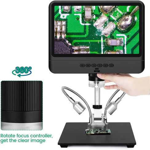 8.5 Inch Microscope 1080P Adjustable LCD Display Microscope for Soldering Industrial Maintenance in Kuwait