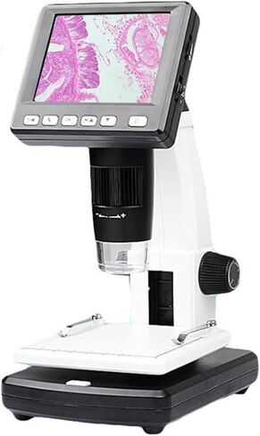 Microscope Kit LED Illuminated Industrial Stereomicroscopio, USB HD Electron Microscope Microscope Slides in Kuwait