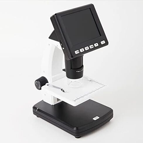 Microscope Kit LED Illuminated Industrial Stereomicroscopio, USB HD Electron Microscope Microscope Slides in Kuwait