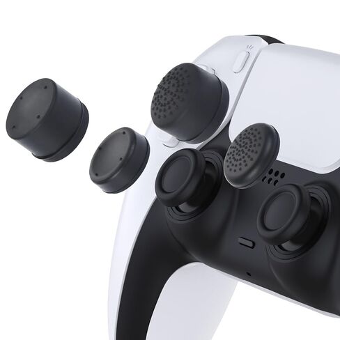 أغطية قبضة بديلة لعصا التحكم ELUTENG لجهاز تحكم PS4/PS5 8 قطع مضادة للانزلاق ومضادة للالتصاق ومضادة للخدش، أغطية عصا التحكم لوحدة تحكم عصا التحكم استبدال زر إصلاح الجزء in Kuwait