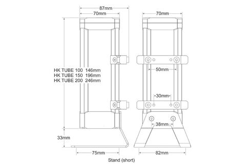 Watercool HEATKILLER® Tube - 120mm Fan Adapter - Pair (30233) in Kuwait
