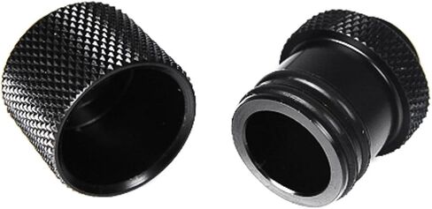 بارو G1/4" ذكر إلى ذكر D-Plug Fitting، 20 مم، أسود in Kuwait