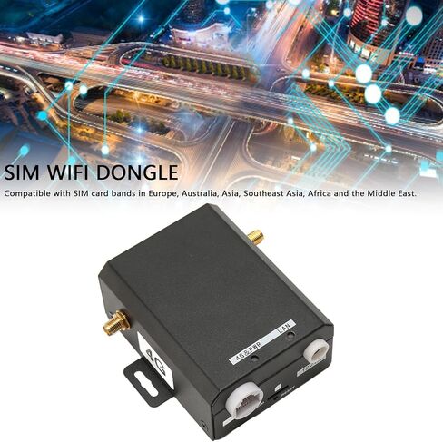 جهاز توجيه Cryfokt Industrial 4G LTE 3G WCDMA، نقطة اتصال واي فاي متنقلة بسرعة 150 ميجا بت في الثانية مع هوائيين خارجيين، لتغطية شبكة WiFi داخلية وخارجية في أوروبا وأستراليا وآسيا وأفريقيا الوسطى (قابس الولايات المتحدة) in Kuwait