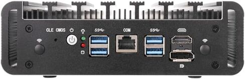 Mini PC Micro Firewall Appliance، OPNsense، VPN، Router PC، I5 1155G7، I7 1195G7، 6 x 2.5GbE I226-V، DP، HDMI، COM، مع مروحة، 0 RAM، 0 تخزين، Barebone No System (I5 1155G7، 16G RAM 128G SSD) in Kuwait