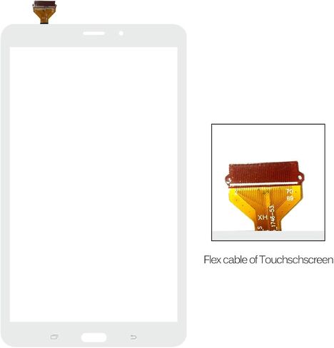 Touch Screen Replacement T380 for Samsung Galaxy Tab A 8.0 2017 (WiFi) SM-T380 Touch Glass Digitizer Panel (NO LCD) (White) in Kuwait