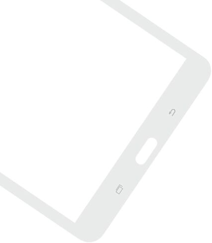 Touch Screen Replacement T380 for Samsung Galaxy Tab A 8.0 2017 (WiFi) SM-T380 Touch Glass Digitizer Panel (NO LCD) (White) in Kuwait