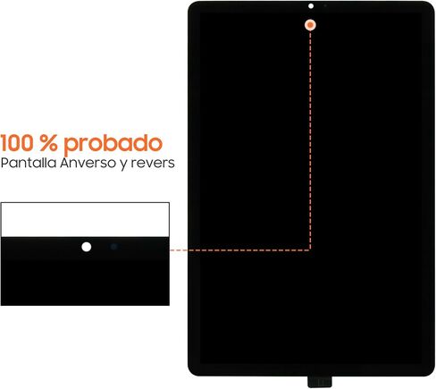 شاشة بديلة لشاشة الكمبيوتر اللوحي Samsung Galaxy Tab S6 لشاشة Samsung Tab S6 LCD SM-T860، SM-T865 أجزاء إصلاح مجموعة التحويل الرقمي التي تعمل باللمس (أسود) in Kuwait
