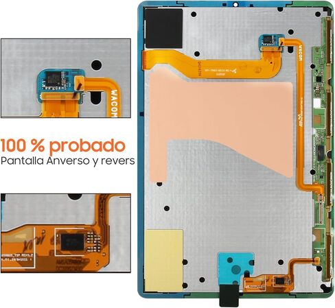 شاشة بديلة لشاشة الكمبيوتر اللوحي Samsung Galaxy Tab S6 لشاشة Samsung Tab S6 LCD SM-T860، SM-T865 أجزاء إصلاح مجموعة التحويل الرقمي التي تعمل باللمس (أسود) in Kuwait