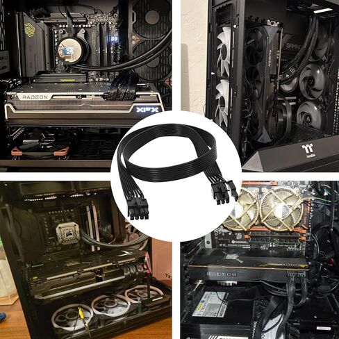 TAODAN CPU 8 Pin Male Connector to CPU 8 Pin 4+4 Detachable Male Connector EPS-12V Motherboard Power Adapter Length 2 Feet Suitable for Powering High Performance Graphics Card in Kuwait