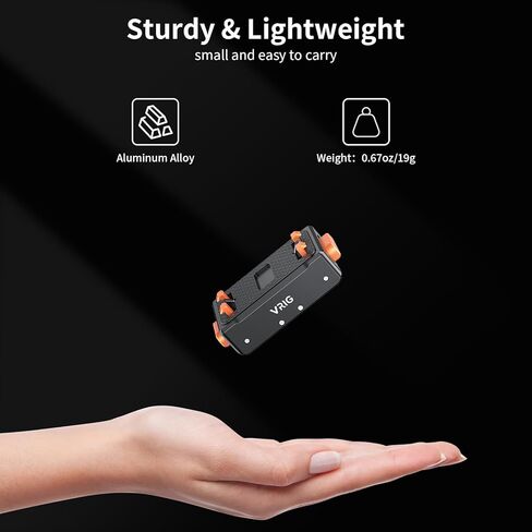 VRIG X5 حامل مغناطيسي سريع الفك لـ insta360 Ace Pro2، حامل مغناطيسي من الألومنيوم ذو شوكتين و1/4 خيط لـ Insta360 X5/X4 Air/Ace Pro2/Ace Pro in Kuwait