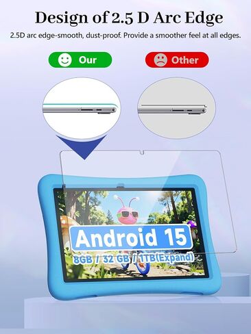 2-Pack Screen Protector for ZZB ZB10 10 inch Tablet, 9H Hardness Tempered Glass, Anti-Fingerprint,Anti-Scratch, Easily Installation & HD Clear in Kuwait