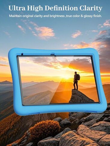 2-Pack Screen Protector for ZZB ZB10 10 inch Tablet, 9H Hardness Tempered Glass, Anti-Fingerprint,Anti-Scratch, Easily Installation & HD Clear in Kuwait